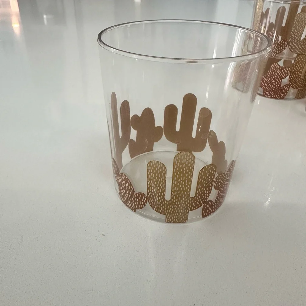 Cactus Pattern Cup Set - Picture 3 of 4